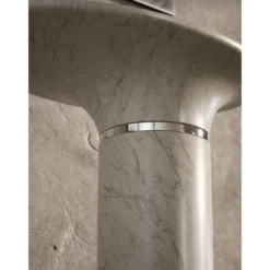 Lavabo Scultoreo Geyser in Marmo di Carrara di Marco Piva