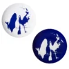 Le Monde de Charlotte Perriand - Neige - Set di 2 piatti segnaposto