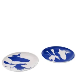 Le Monde de Charlotte Perriand - Neige - Set di 2 piatti piani