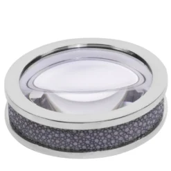 Lente d'ingrandimento da tavolo Federico Chrome