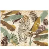 Leopard Brown Nature Carta da parati