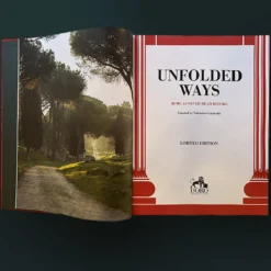 Libro decorativo Unfolded Ways Rome as Never Read Before