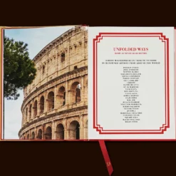 Libro decorativo Unfolded Ways Rome as Never Read Before