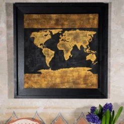 Mappamondo Arazzo d'oro