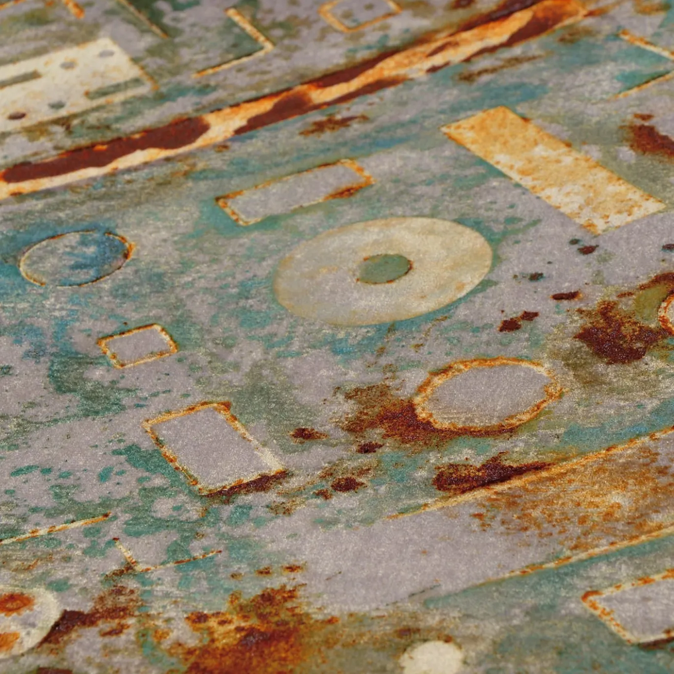 MAPS Square by Day su velluto di seta beige
