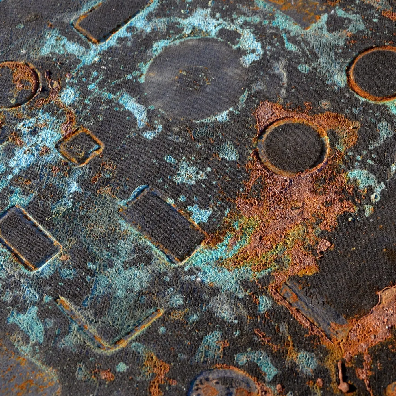 MAPS Square by Night su velluto di seta nero