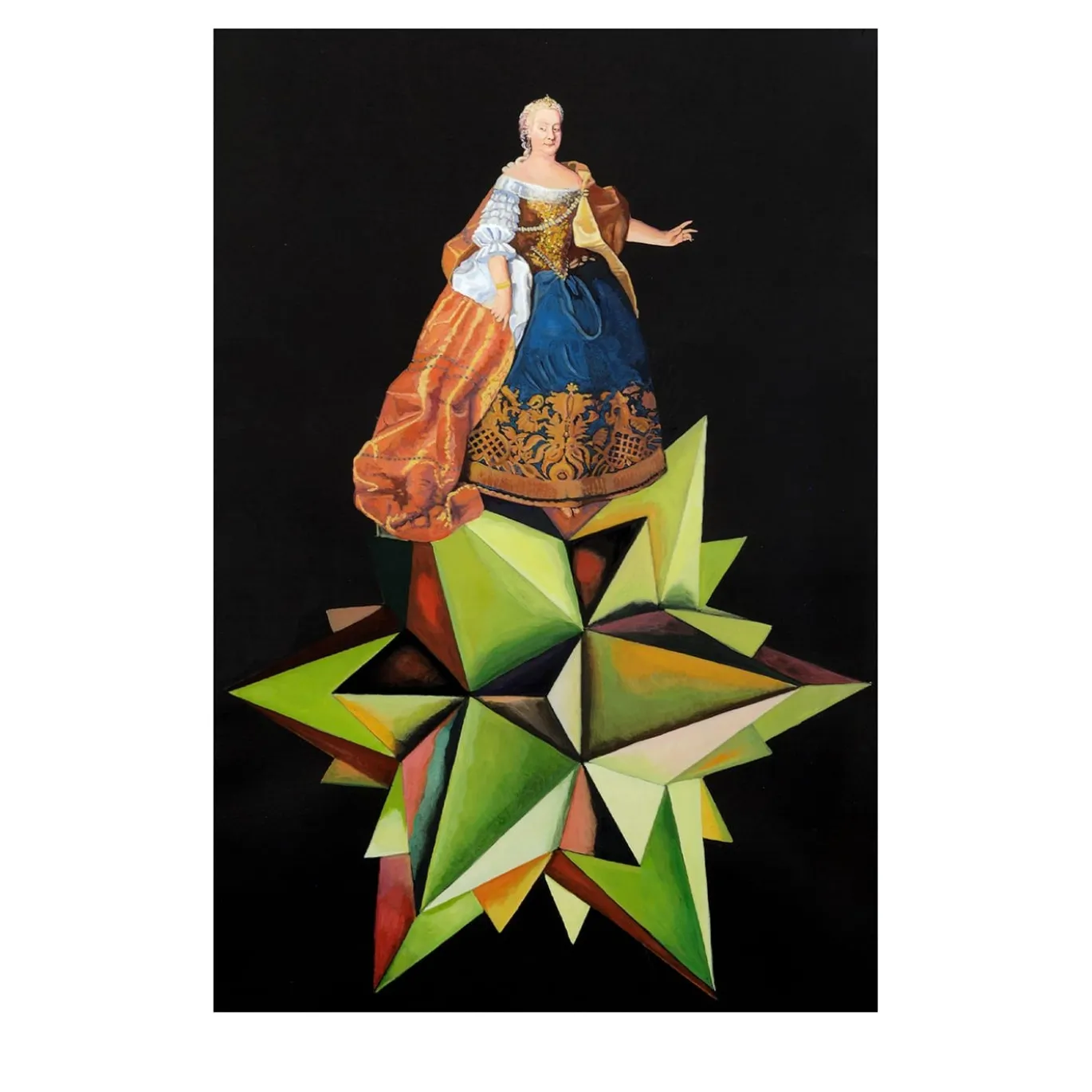 Maria Teresa d'Austria - Pittura a tempera su carta