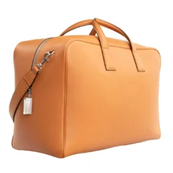 Maxi borsa da weekend in noce