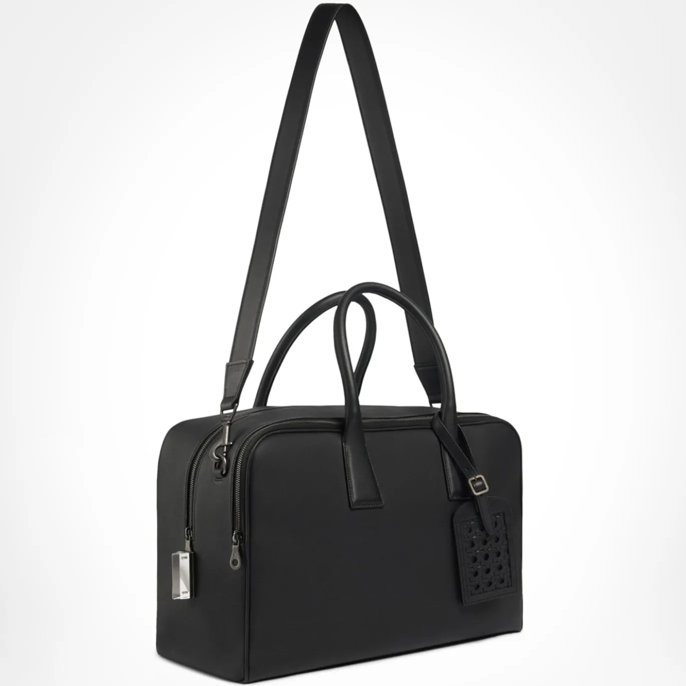 Mini borsa da weekend in Cristallo nero