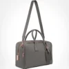 Mini borsa da weekend in Cristallo grigio