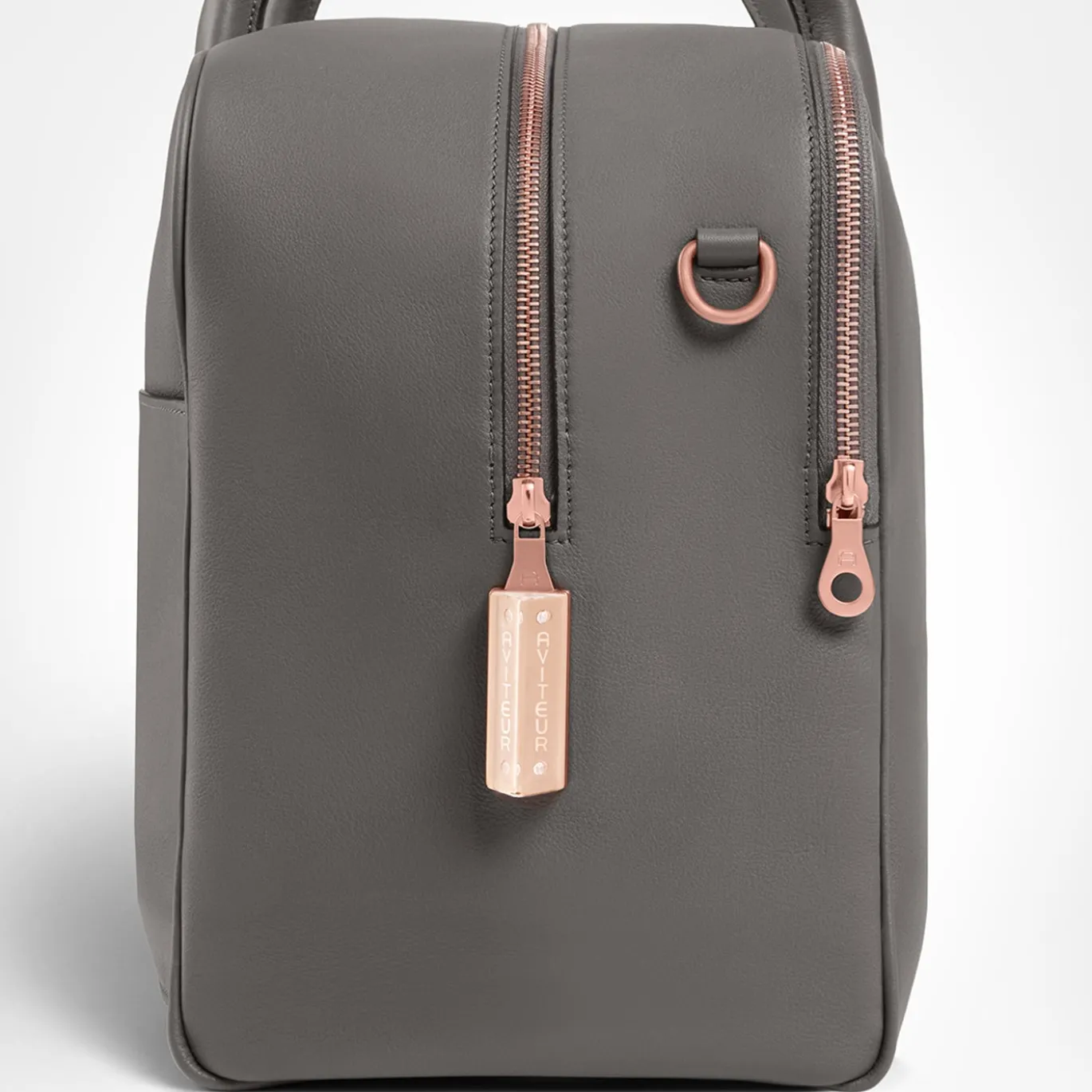 Mini borsa da weekend in Cristallo grigio
