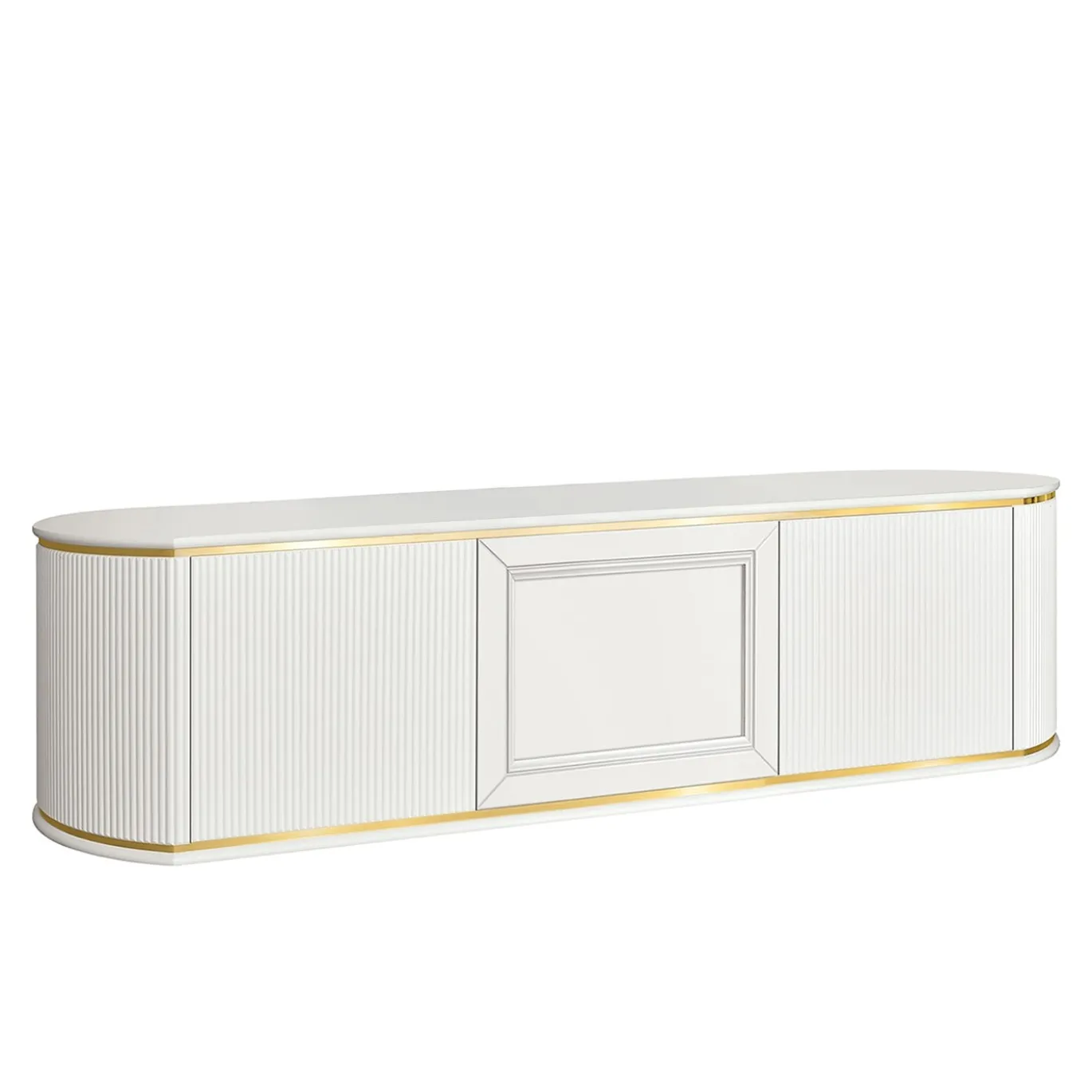 Mobile da Bagno Bianco con 2 Ante e 1 Cassetto