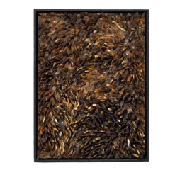 Movimento N231 Pannello Decorativo In Vetro Oro