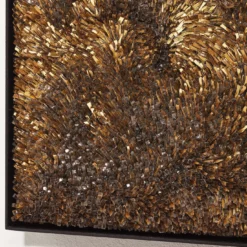 Movimento n253 Pannello decorativo in vetro oro