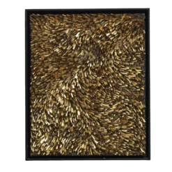 Movimento N252 Pannello Decorativo In Vetro Oro