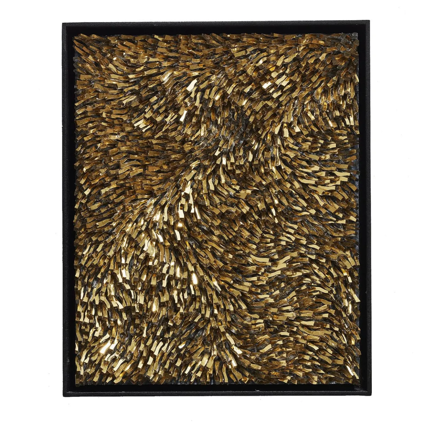 Movimento N252 Pannello Decorativo In Vetro Oro