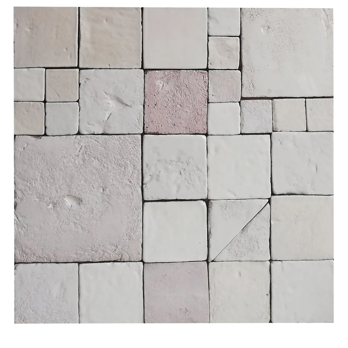 Nuvole Nu/Bianco Set di 112 piastrelle assortite