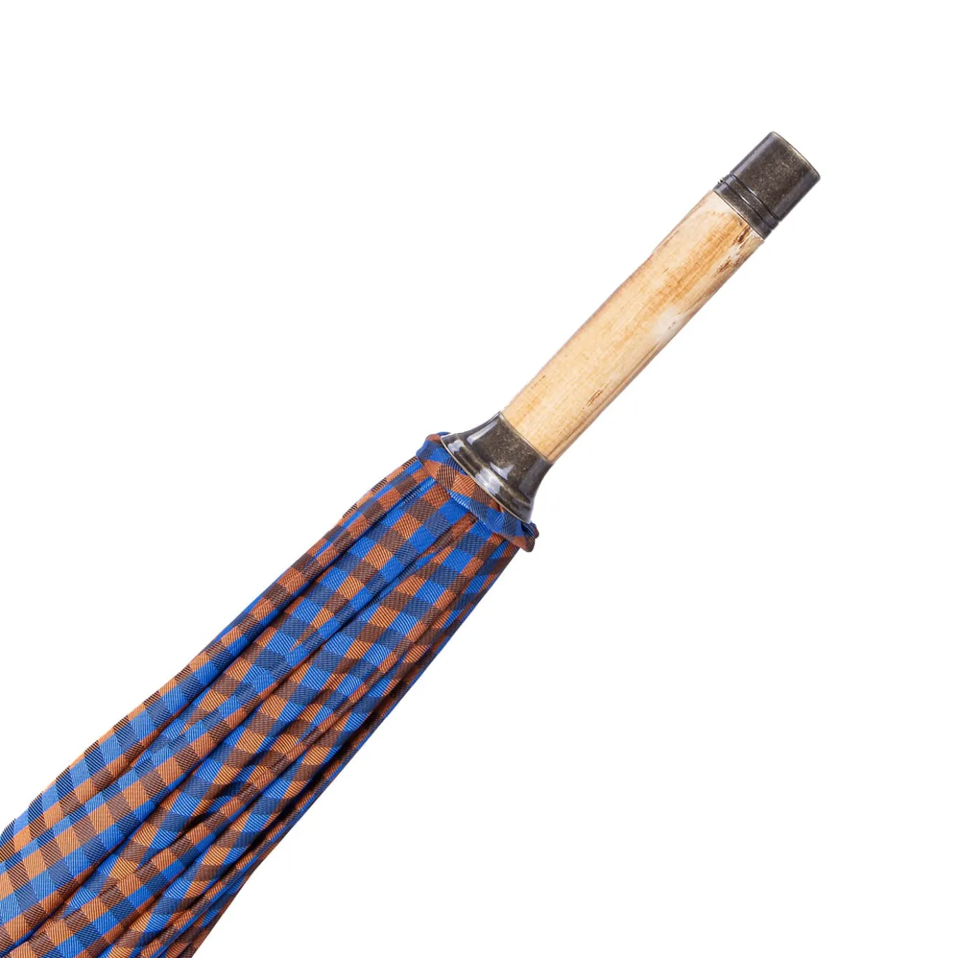 Ombrello Jacquard Blu e Arancione