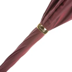 Ombrello Vintage Bordeaux in Ottone - Tessuto Doppio