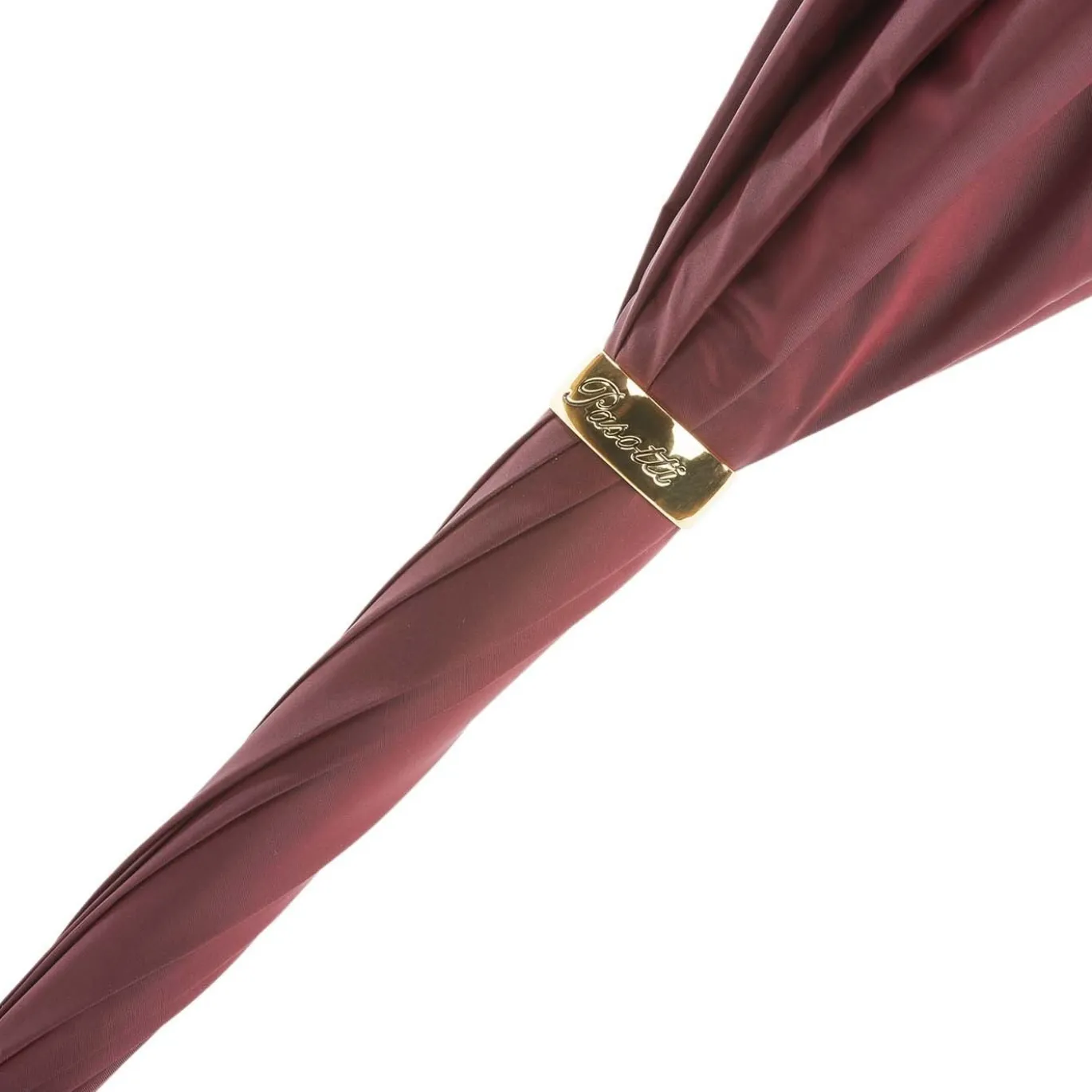 Ombrello Vintage Bordeaux in Ottone - Tessuto Doppio