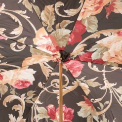 Ombrello Vintage Bordeaux in Ottone - Tessuto Doppio