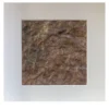 Opera d'arte Second Skin in carta oro e bronzo