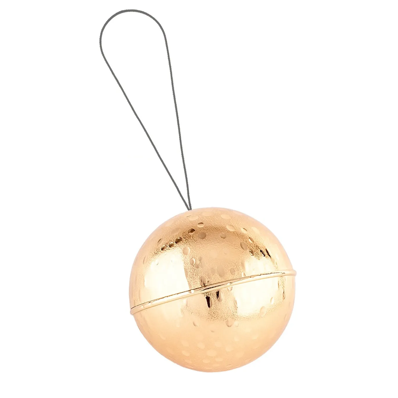 Ornamento a forma di palla di Natale Luna d'oro - Set di 2