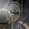 Orologio da parete rotondo TAKTO PRESTO 02 in vetro nero