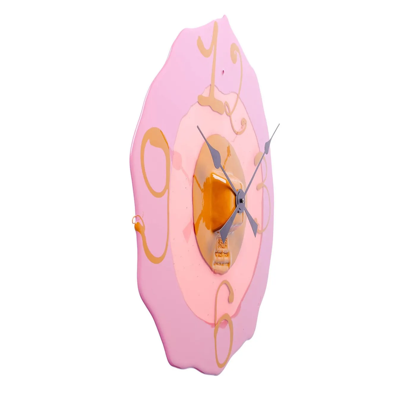 Orologio da Parete Watch Me in Resina Multicolore di Gaetano Pesce