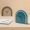 Orologio da tavolo centrale blu petrolio