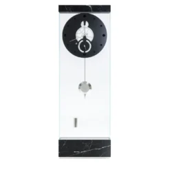 Orologio TAKTO Adagio 03 in marmo nero e vetro