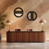 ORU Collection Essential Total Black Half Circle Decor da parete