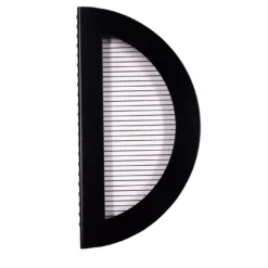ORU Collection Essential Total Black Half Circle Decor da parete