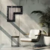 ORU Collection Luxury Grigio Carnico marmo Angolo Decorazione da parete