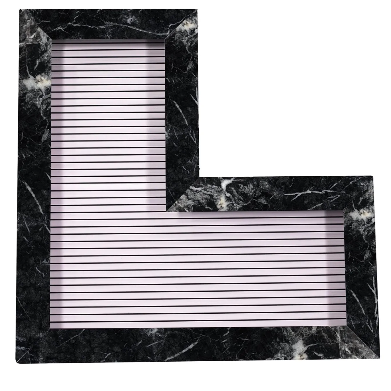 ORU Collection Luxury Grigio Carnico marmo Angolo Decorazione da parete