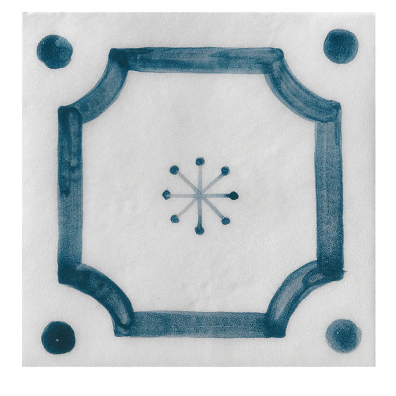Ot Budoni Oceano Set di 24 piastrelle quadrate