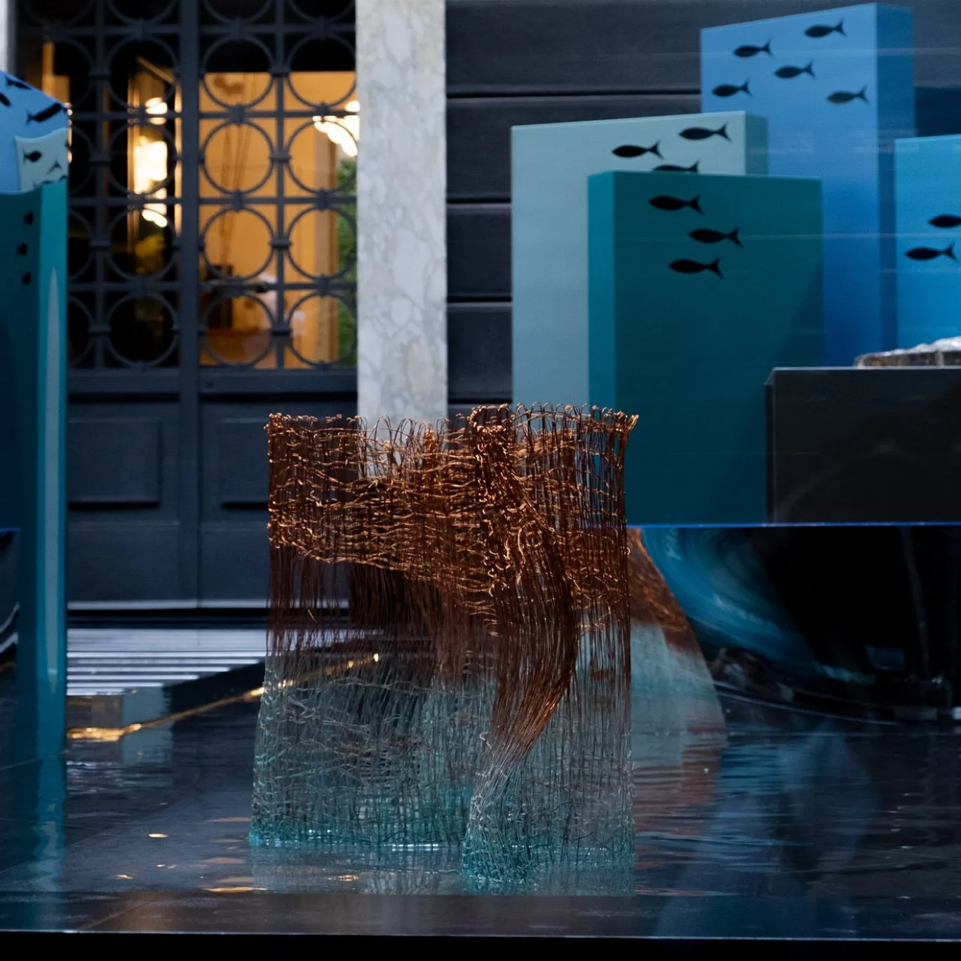 Paesaggio Alchemico Scultura in rame