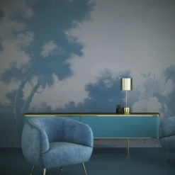 Paesaggio 2 Blue Timeless 23 Carta da parati
