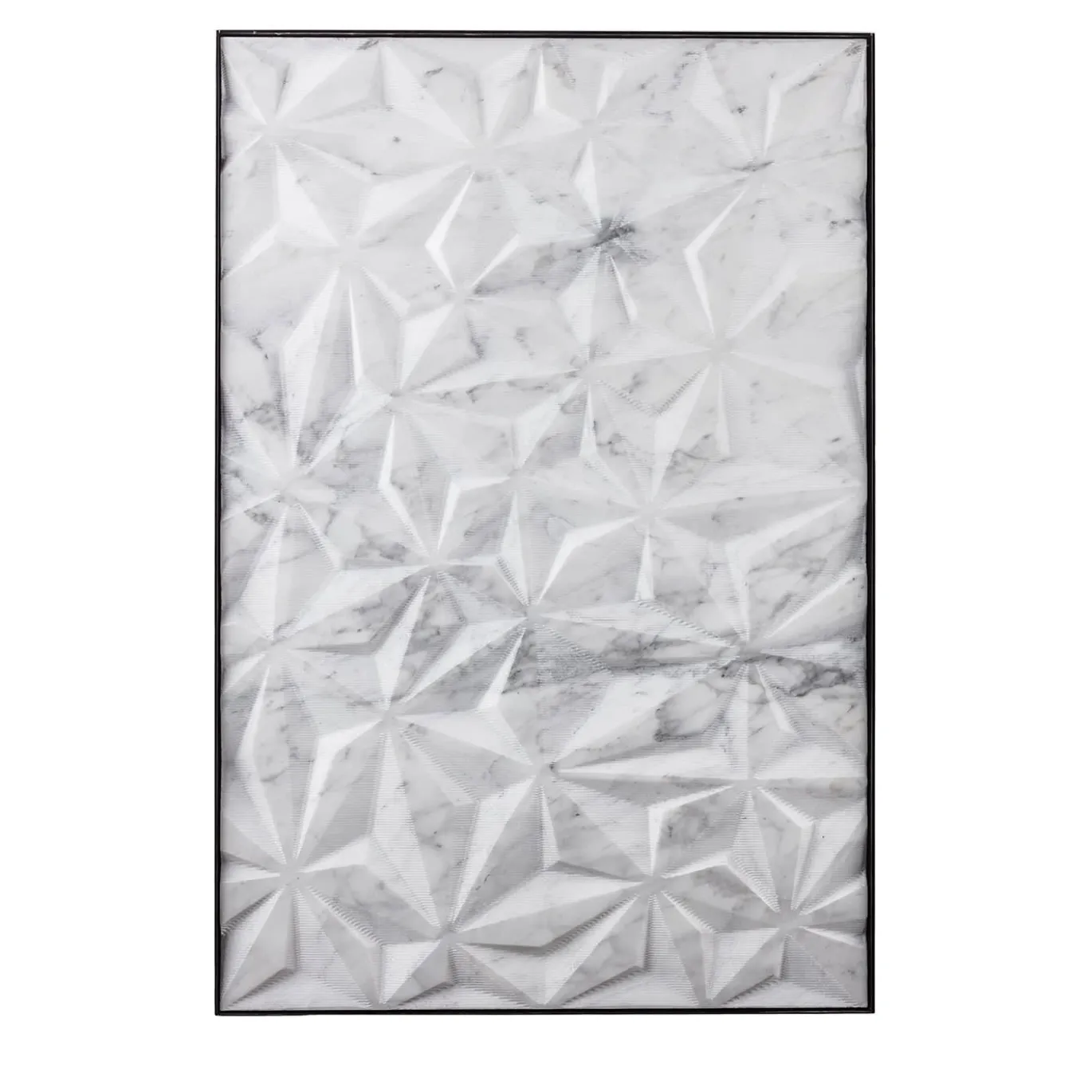 Pannelli decorativi in marmo Carrara bianco Origami
