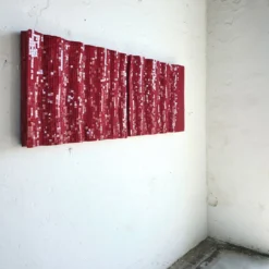 Pannello da parete Dream in mosaico di vetro rosso