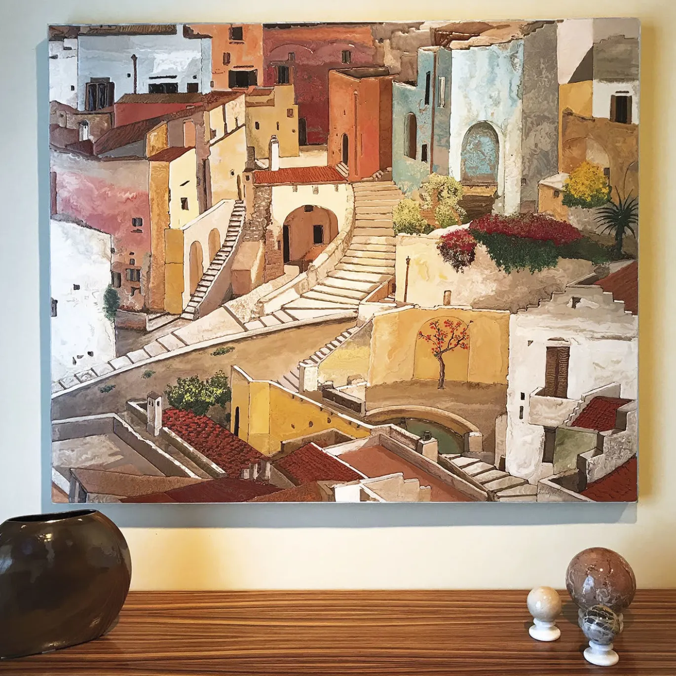 Pannello da parete Matera Scagliola di Lodovico Cupioli