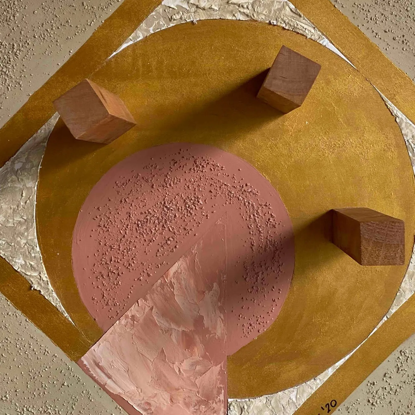 Pannello decorativo e appendiabiti da parete Eclissi di Mascia Meccani