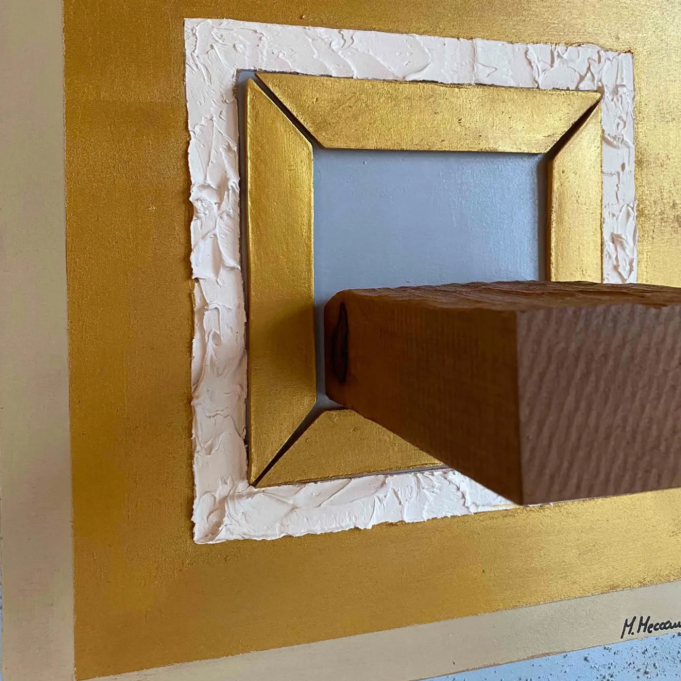 Pannello decorativo e mensola Prospettico di Mascia Meccani