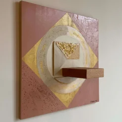 Pannello decorativo e mensola Tempio di Mascia Meccani