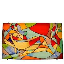 Pannello decorativo estivo in vetro di Murano con sistema di retroilluminazione