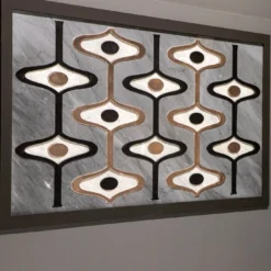 Pannello Decorativo Fancy Mirage in Pelle e Marmo