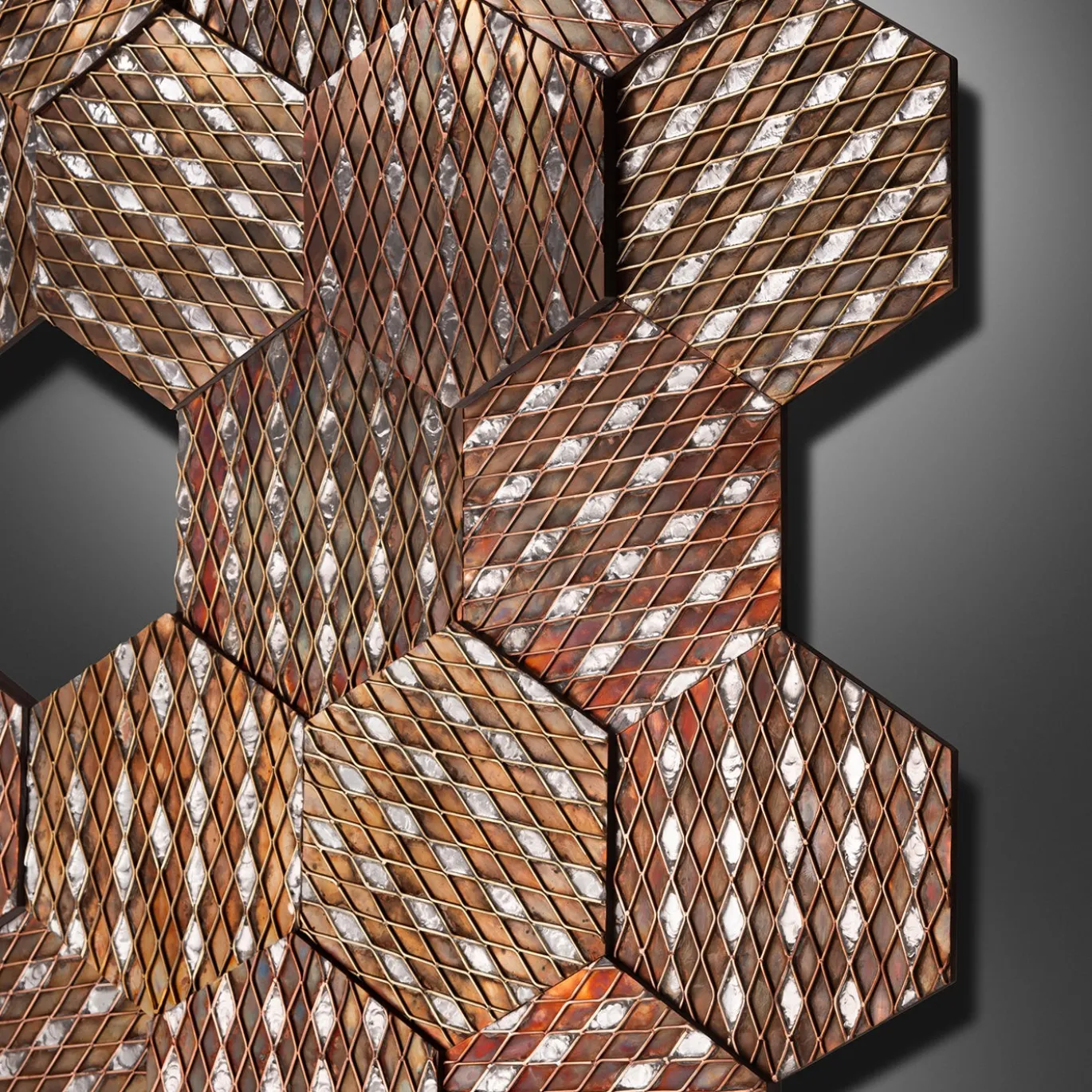 Pannello Decorativo Filigrana in Rame di R&D De Castelli