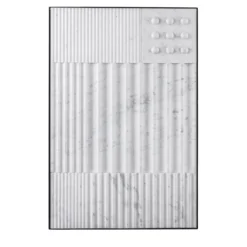 Pannello decorativo in marmo Carrara bianco Ercole