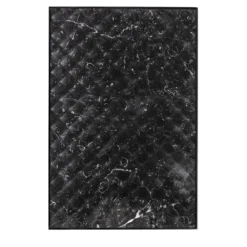 Pannello decorativo in marmo Marquinia nero Matelassè