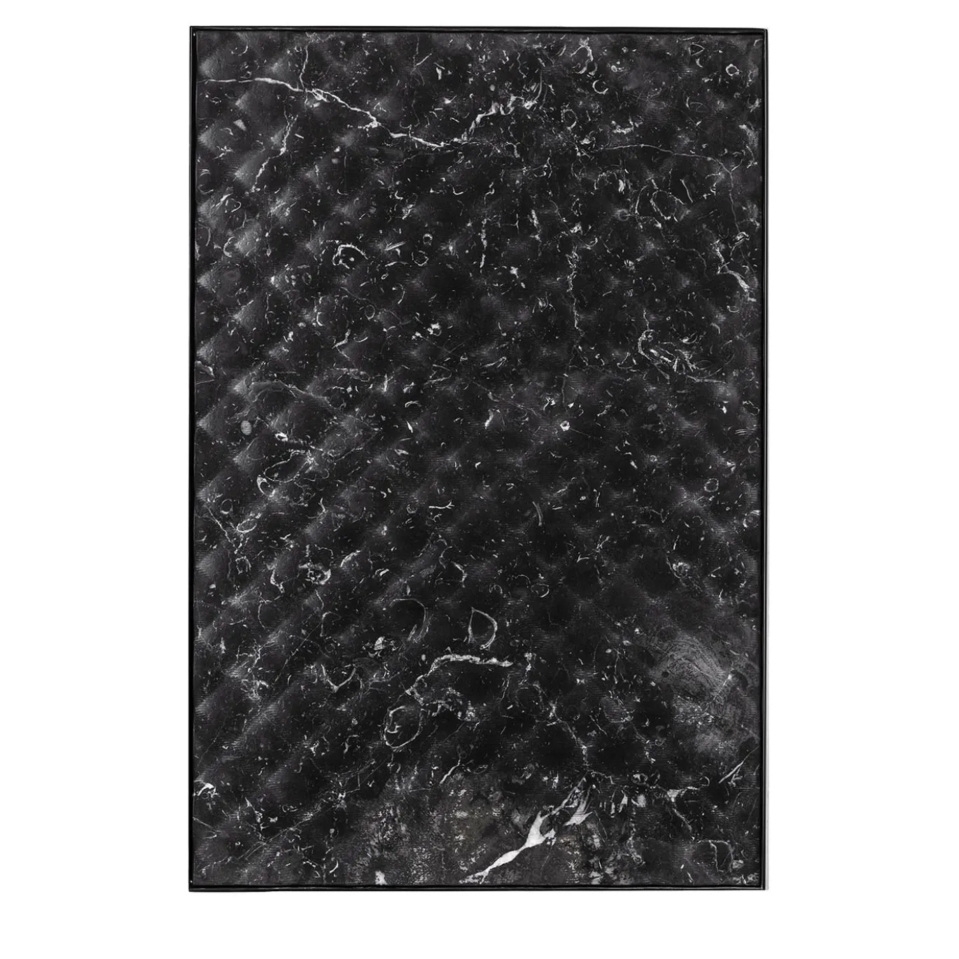 Pannello decorativo in marmo Marquinia nero Matelassè